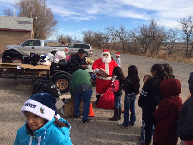 Santa Kids with toys