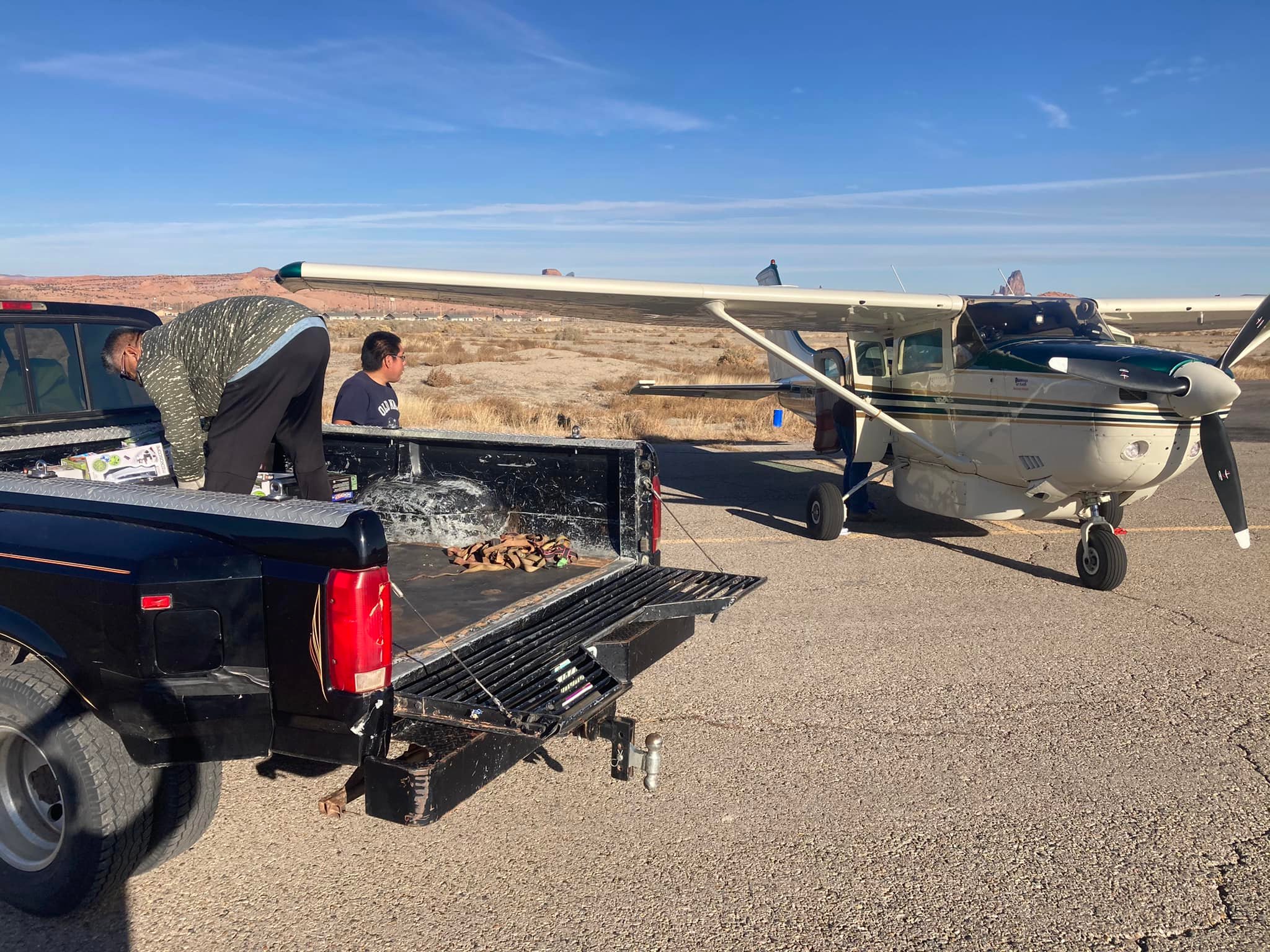 Hundreds of toys distributed to children on the Indian reservations