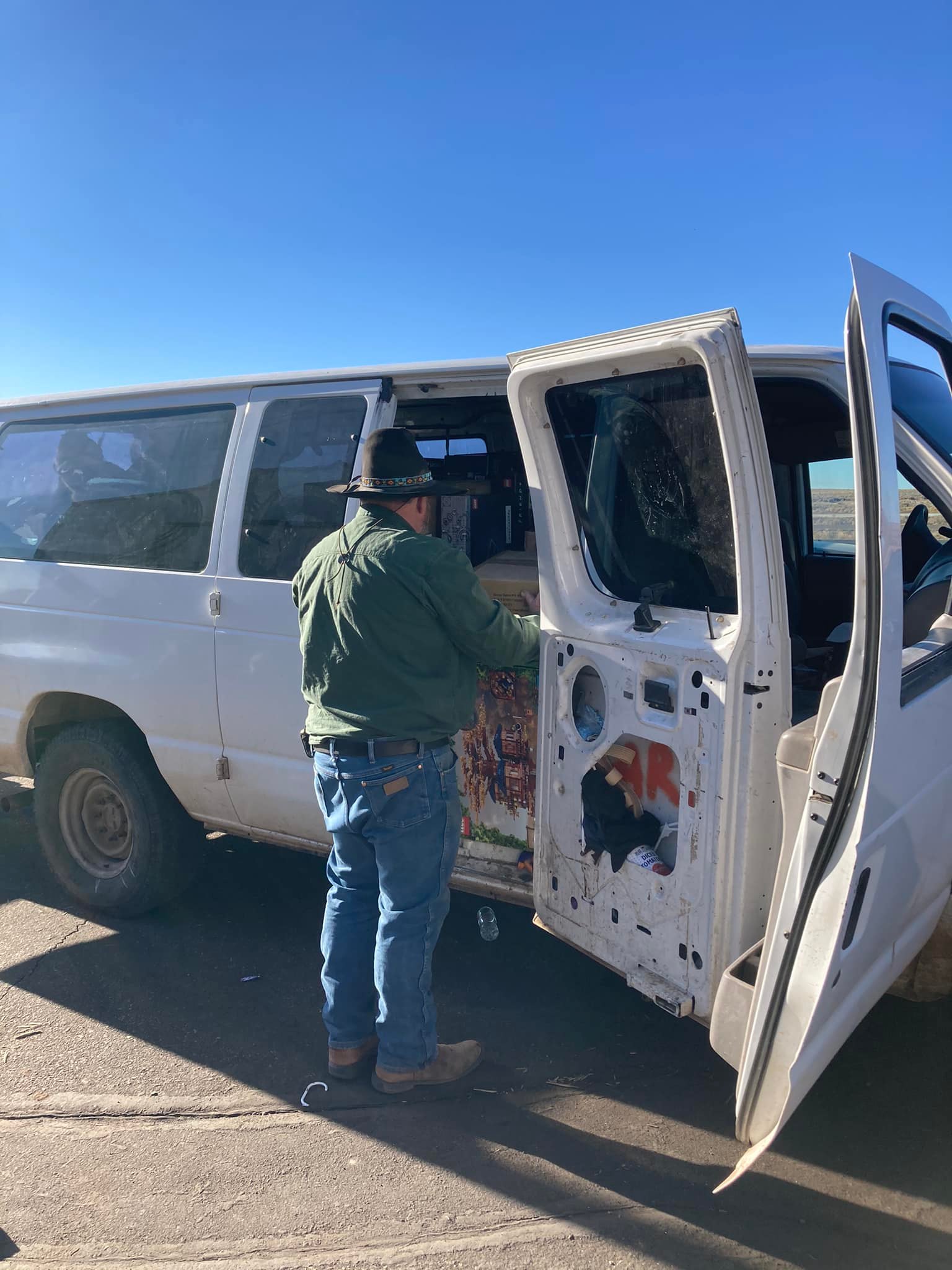 Hundreds of toys distributed to children on the Indian reservations