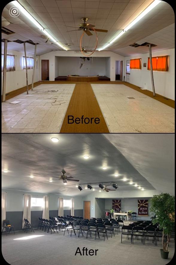 Pastor Jason Yazzie's Church Renovation