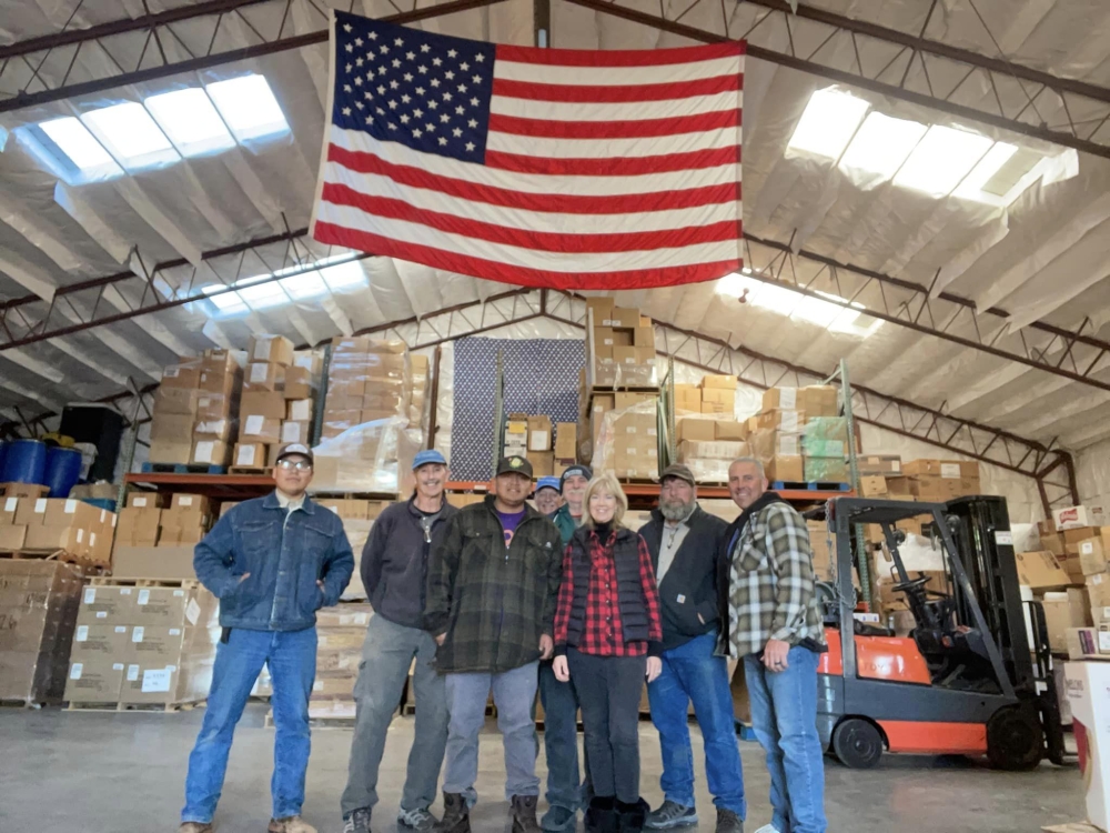 4-day Christmas Airlift distribution in Holbrook, AZ